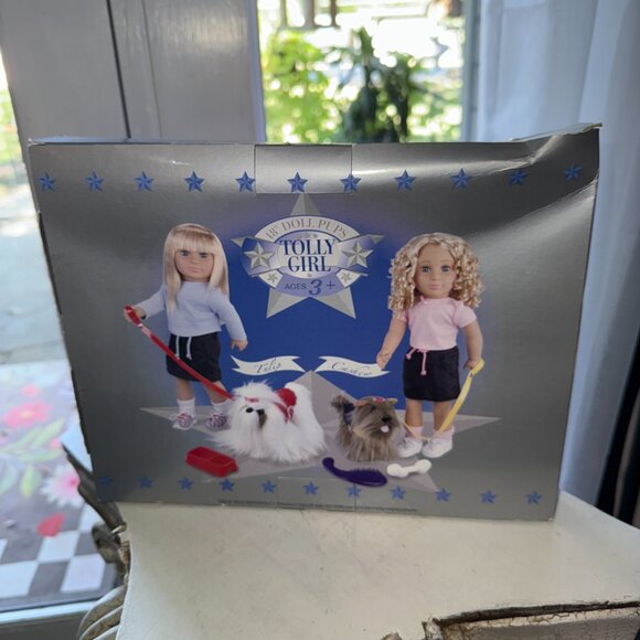 Tollytots Tolly Girl 18” Doll Pups Tulip 2003 English Toy Spaniel DOG or Maltese - Picture 9 of 16